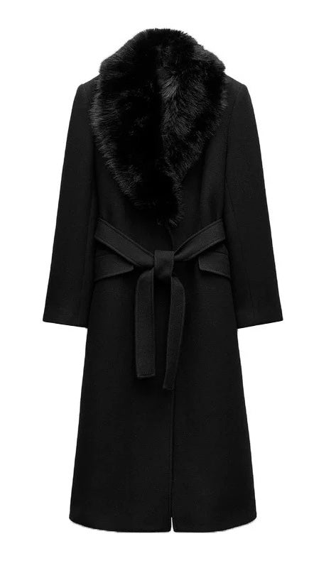 Talia coat with fur jacket